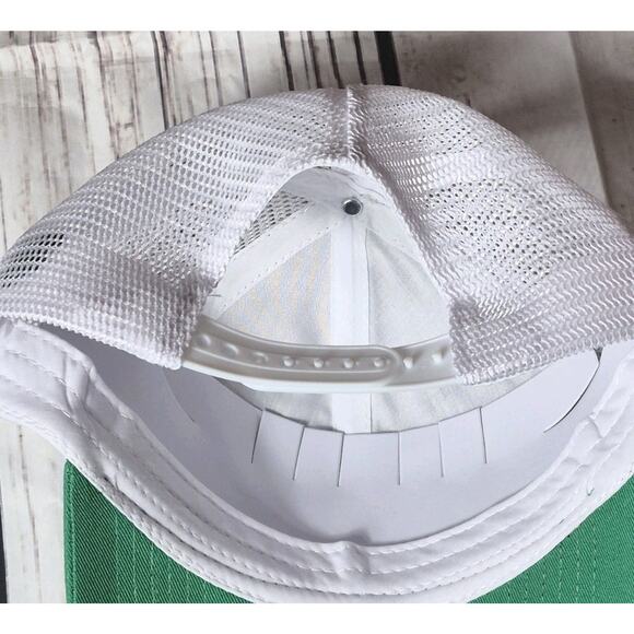 Masters Tournament 2024 Green & White Mesh Cap Snapback Golf PGA Hat - Picture 7 of 9